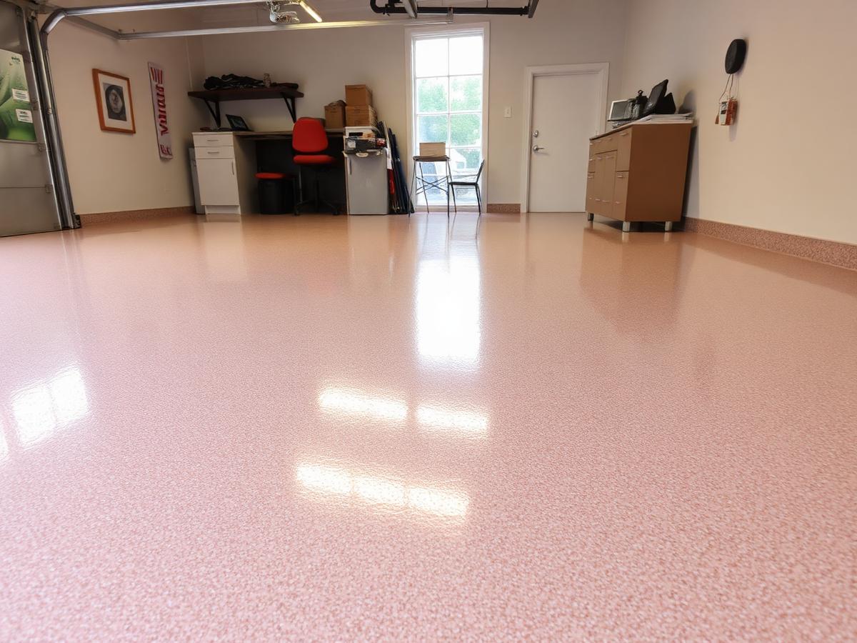 Epoxy garage floor